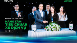 BYD và Grab hợp tác thúc đẩy nhu cầu sử dụng xe điện