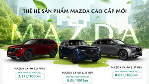 Mazda CX-90 sẽ ra mắt Việt Nam với 2 tùy chọn động cơ: Bản PHEV tiêu thụ chỉ 2,37 lít/100 km