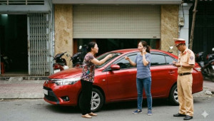 Đỗ xe trước cửa nhà người khác: Đúng luật có chắc đã 