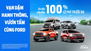 Ford Việt Nam triển khai ưu đãi, hỗ trợ lên đến 100% lệ phí trước bạ trong tháng 3/2026