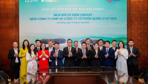 G7 mua 899 ô tô điện VinFast từ Xanh SM