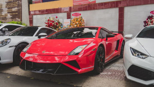 Sài Gòn: Chiêm ngưỡng Lamborghini Gallardo độ bodykit Squadra Corse màu đỏ rực rỡ
