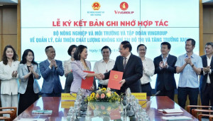 Vingroup hợp tác cùng Bộ Nông nghiệp và Môi trường quản lý, cải thiện chất lượng không khí đô thị