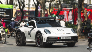Porsche 911 Dakar của doanh nhân Hiếu TV có mặt tại Hà Nội: Chuẩn bị hành trình đi xuyên lục địa Á - Âu