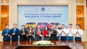 Công ty Huy Long hợp tác với Green SM đưa 2.000 ô tô điện VinFast vào kinh doanh dịch vụ vận tải