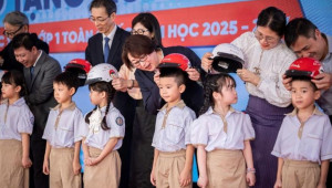 Honda Việt Nam đã trao tặng hơn 12 triệu mũ bảo hiểm đạt chuẩn cho học sinh lớp Một