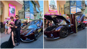 Đại gia Hoàng Kim Khánh cầm lái siêu phẩm Koenigsegg Regera diễu hành khắp Nha Trang