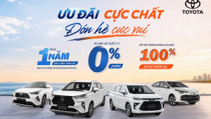 Toyota ưu đãi lên đến 75 triệu đồng cho khách mua xe tháng 7/2026
