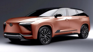 Lexus TZ - SUV điện 3 hàng ghế chuẩn bị trình làng