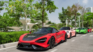 McLaren 765LT đầu tiên ra biển trắng tại Việt Nam thay “áo mới” chất lừ