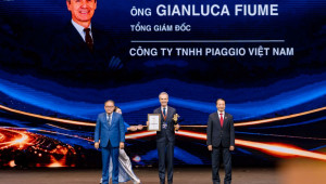 Lãnh đạo Piaggio Việt Nam vào Top 100 doanh nhân tiêu biểu, doanh nghiệp nhận thêm hai danh hiệu