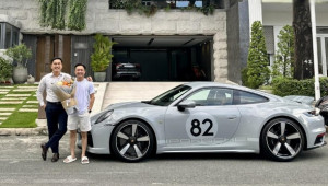 Đại gia Cường Đô La chính thức rước Porsche 911 Sport Classic về dinh: Giá lăn bánh ước tính 21 tỷ đồng