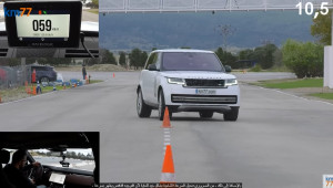 Kênh Youtube km77 thứ nghiệm và đánh giá Range Rover 2022 chật vật trong bài thử nghiệm đánh lái