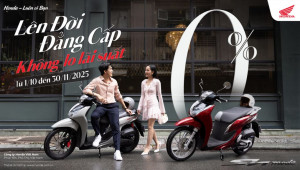 Honda Việt Nam tung ưu đãi hấp dẫn cho khách hàng mua Sh mode