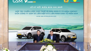 Liên hiệp Hợp tác xã tài xế taxi mua, thuê xe VinFast từ GSM