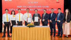 V-Green hợp tác triển khai trạm sạc, tủ đổi pin xe điện VinFast tại Sun World Ba Na Hills