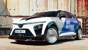 VinFast VF 7 lột xác cực ngầu với gói độ bodykit thân rộng đầu tiên từ thương hiệu No Noise Club