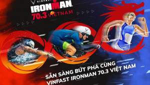 VinFast là đối tác danh hiệu của VinFast Ironman 70.3 Việt Nam 2023