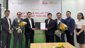 VinFast và On Energy hợp tác thúc đẩy sử dụng pin lưu trữ cho điện mặt trời mái nhà