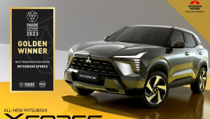 Mitsubishi XForce đạt giải vàng thiết kế phương tiện tại Giải thưởng thiết kế Việt Nam VMARK 2023