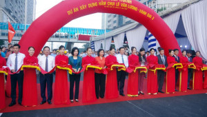 Toàn cảnh hầm chui Lê Văn Lương ngày khánh thành