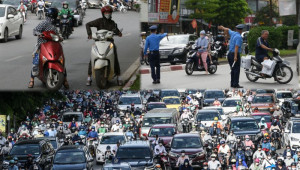 Hà Nội: Ngán ngẩm cảnh cố tình đi ngược chiều tại nút phân luồng thí điểm giảm ùn tắc ở đường Nguyễn Trãi