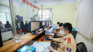 Các điểm đăng ký xe máy tại các huyện ngoại thành của Hà Nội từ ngày 21/5