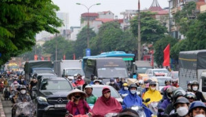 Hà Nội tổ chức đếm xe tại một loạt nút giao thường xuyên ùn tắc