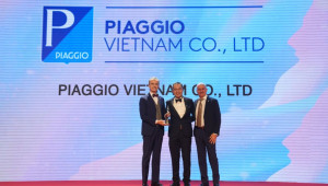 Piaggio Việt Nam được vinh danh 4 năm liên tiếp là 
