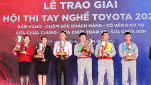 Chương trình Hội thi tay nghề Toyota 2022 dành cho tuyến đầu đại lý trên toàn quốc