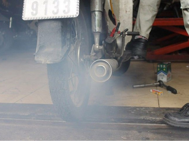 Kiểm soát khí thải xe gắn máy đã được đưa vào dự thảo Luật Giao thông đường bộ