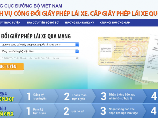 Đăng ký Giấy phép lái xe quốc tế – Chỉ 5 phút và chi phí từ 135 nghìn đồng