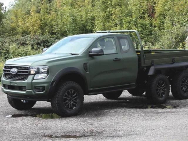 Ford Ranger độ 6 bánh cực chất, mạnh gấp đôi bản tiêu chuẩn