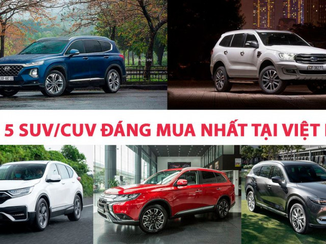 5 mẫu SUV/CUV 7 chỗ đáng mua nhất tại Việt Nam