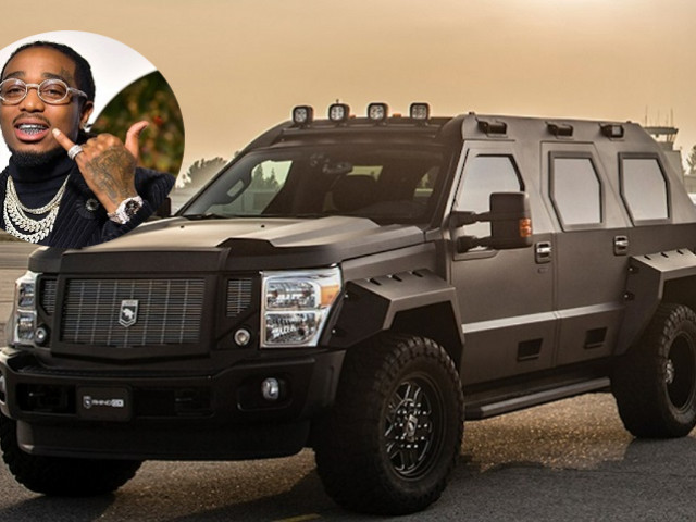 Siêu SUV USSV Rhino GX xuất hiện tại New York cùng rapper Quavo